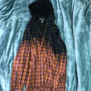 Men’s Flannel with hood